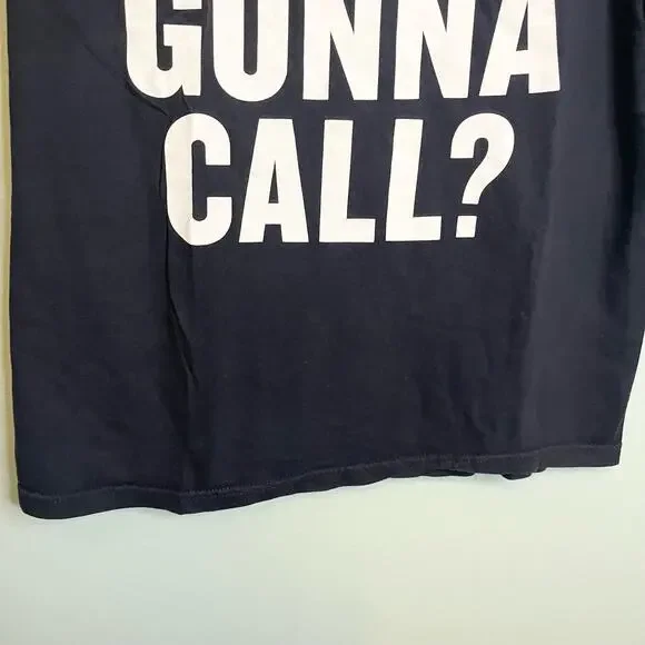 Hybrid Apparel Men's Ghostbusters Who You Gonna Call Logo Quote T-Shirt Medium - Picture 8 of 11